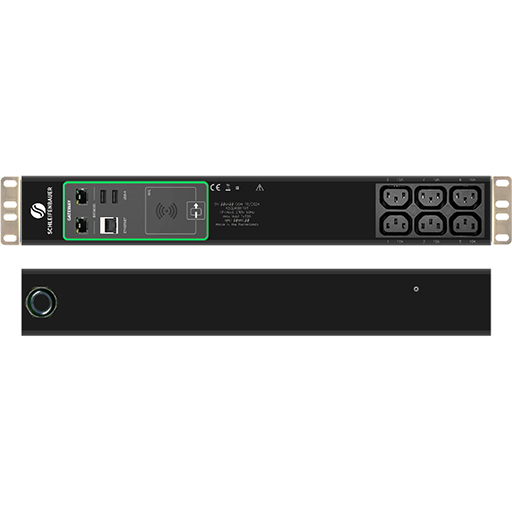 Schleifenbauer GM 42CCHIB1101 Managed Horizontal PDU 5.0 Gateway, 16A, 6 outlets